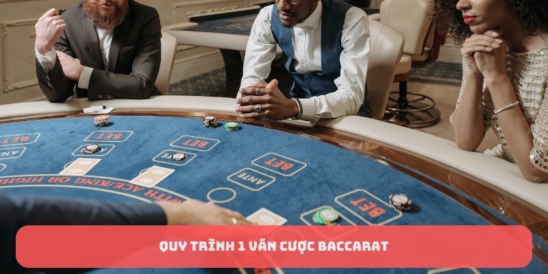 Quy trình 1 ván cược Baccarat